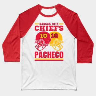 Kansas City Chiefs Pacheco 10 American Football Retro Baseball T-Shirt